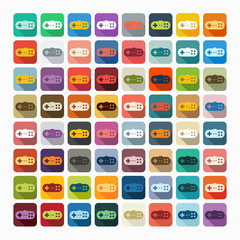 Flat design: joystick