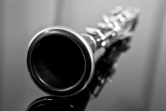 Clarinet in black and white