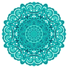 Flower Mandala. Abstract element for design