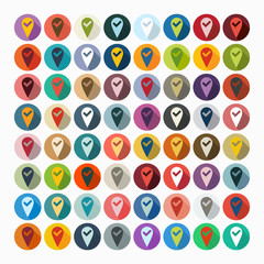 Flat design: pointer