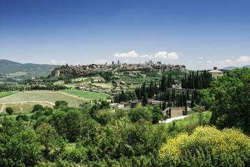 Fototapeta na wymiar Italian traditional village view.