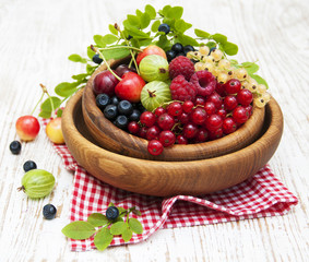 Assorted fresh berries