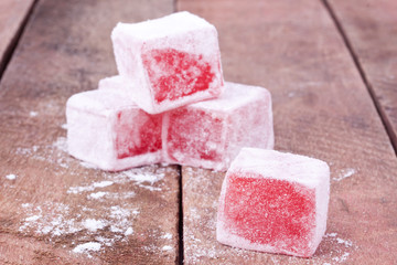 turkish delight with rose flavour 
