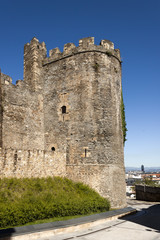 Fototapeta na wymiar Ponferrada templar castle tower.