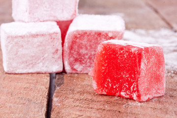 turkish delight with rose flavour 