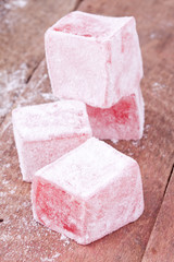 turkish delight with rose flavour 