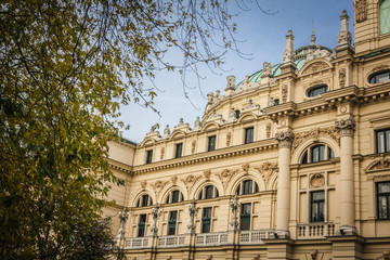 Obraz premium old Town is the historic central district of Krakow, Poland