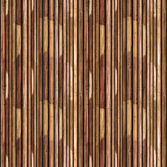 Seamless Traditional Wooden Bamboo Reed Texture Pattern Tile Clo