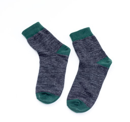 Socks isolated on white background