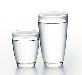 Glass with water