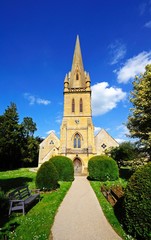 Fototapeta na wymiar St Davids church, Moreton-in-Marsh © Arena Photo UK