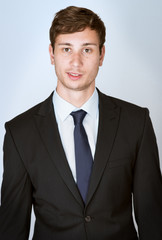 handsome businessman in suit