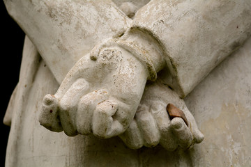 Hands tied behind back - Shot at Dawn Great War memorial