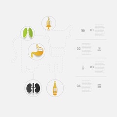 Set of veterinary icons