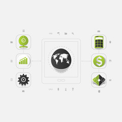 Set of business icons