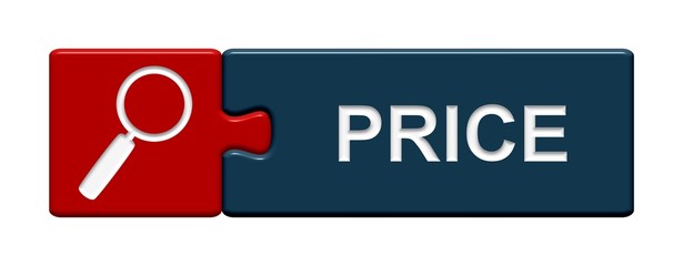 Puzzle-Button rot blau: Price
