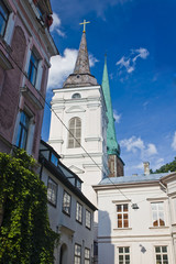 Riga and old town, Latvia