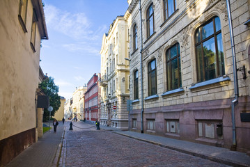Fototapeta na wymiar Riga and old town, Latvia