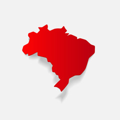 realistic design element: brazil