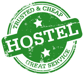 hostel rubber stamp