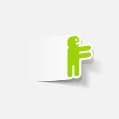 realistic design element: zombie