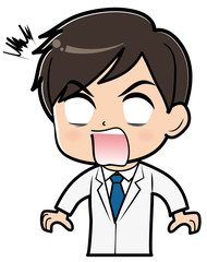 驚くドクター