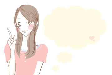 ポイント解説／ロングヘアの女性