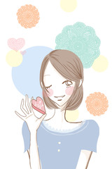 恋愛と女性のイメージ／任せて！