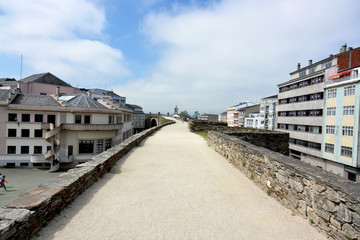 Obraz premium ciudad de lugo desde su muralla