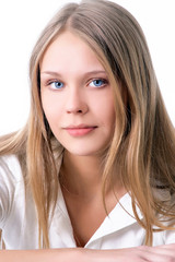 Portrait of beautiful young woman