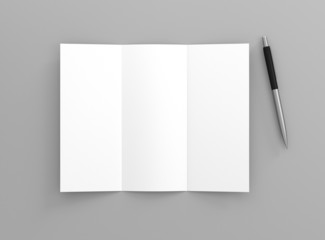 Broschüre gefaltet offen