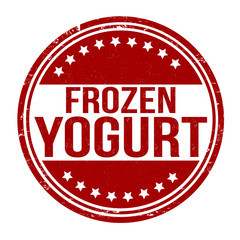 Frozen yogurt stamp