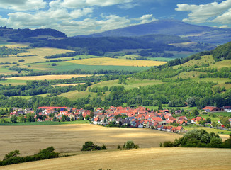 Fototapeta na wymiar Die thüringische Rhön (Diedorf)