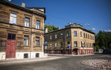 Obraz premium Riga and old town, Latvia