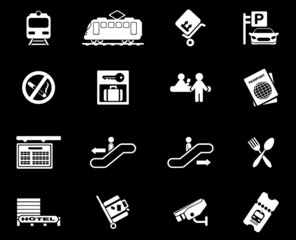 Train station symbols