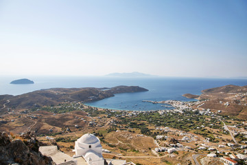 Insel Serifos - griechische Insel auf den Kykladen - Landschaft - obrazy, fototapety, plakaty