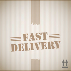 Fast delivery cardboard box