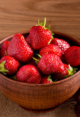 strawberries in the bowl