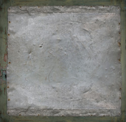 The vintage gray rusty grunge iron metallic textured background