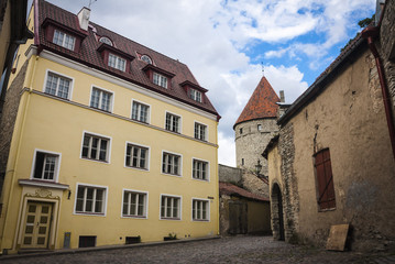 Old Street of Tallinn Estonia