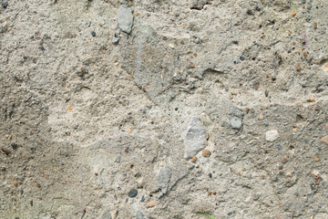 Cracked old gray cement concrete stone wall vintage dirty