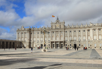 Fototapeta na wymiar Royal palace. Madrid, Spain