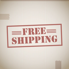 Free shipping cardboard box texture