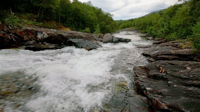 Mountain river in Norway