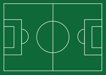 Soccer field or Football textured grass field