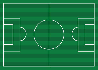 Soccer field or Football textured grass field