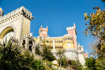 Palace da Pena. Sintra, Lisbon. Portugal.