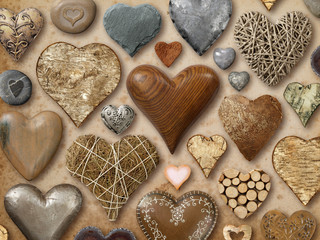 Assortment of heart shaped things