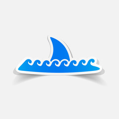 realistic design element: shark