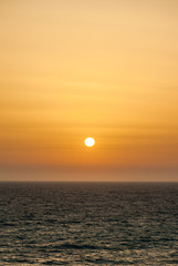 Beautiful sunset and beach